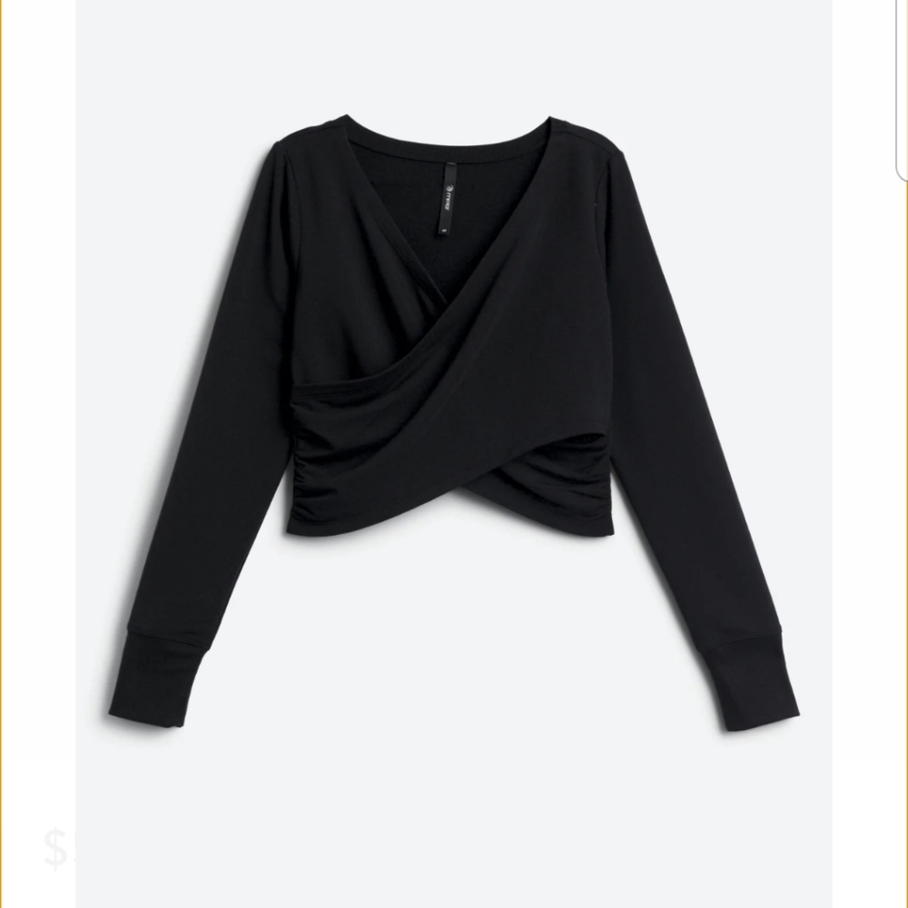 Primp Cross Front Cropped Tee Womens Large